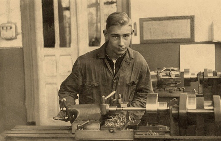 Gerrit Johannes Frankhuisen jr op de ambachtschool